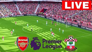 🔴LIVE  Arsenal vs Southampton  English Premier League 202425  Epl Live Stream  Full Match [upl. by Ecnatsnok]