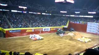 Monster Jam 219  Salt Lake City UT  Grave Digger Freestyle [upl. by Atiuqaj]