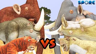 Cenozoic Era Battle S3  SPORE [upl. by Anilatsyrc]