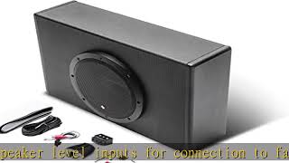 Rockford Fosgate P3008P Punch 8quot 300Watt Amplified Subwoofer in Ported Enclosure  Slim Design fo [upl. by Sedaiuqlem]