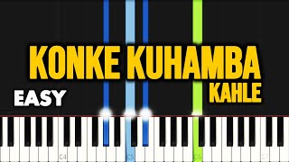 Sipho Ngwenya  Konke Kuhamba Kahle ft Nkabinde Brothers  EASY PIANO TUTORIAL by SAPiano [upl. by Janessa811]