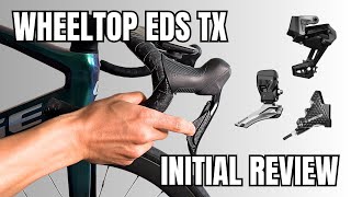 The FIRST and BEST Chinese Wireless Electronic Groupset Wheeltop EDS TX Initial Review [upl. by Boarer]