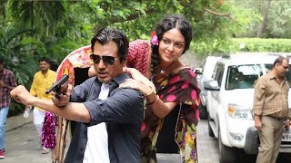 Nawazuddin Siddiquis BHOJPURI STYLE Entry At Babumoshai Bandookbaaz Trailer Launch [upl. by Alexandre]