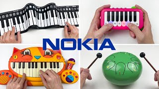 Nokia Ringtone on cool different instruments [upl. by Anelle]