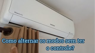 Como usar o ar condicionado SEM O CONTROLE [upl. by Ecirtnahc]