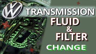 09G Transmission Fluid and Filter Change Volkswagen Aisin  TF60SN  Jetta 25L  How to check [upl. by Adaynek]