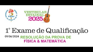 UERJ 20251 40 Observe no gráfico a seguir a relação entre a massa m de um corpo e a aceleração [upl. by Elleved195]