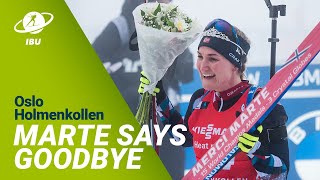 Its a farewell to biathlon for Marte Olsbu Roeiseland [upl. by Carnahan]