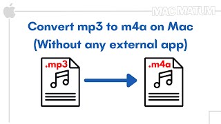 How to convert mp3 to m4a on mac [upl. by Ruthy765]