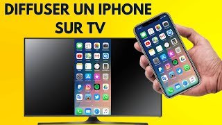 Comment caster un iPhone sur une télévision sans fil sans cables  Connecter un iPhone à la télé [upl. by Acysej14]