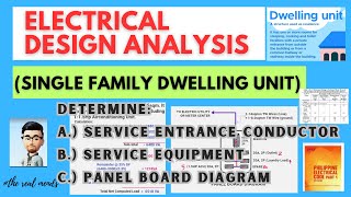 Electrical Design Analysis for Dwelling Unit [upl. by Siekram]