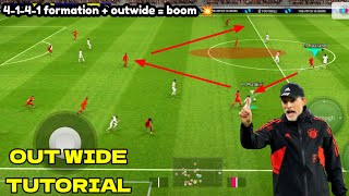 Out Wide Playstyle Guide Dominate eFootball Mobile with the Ultimate Formation in eFOOTBALL [upl. by Pugh]