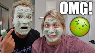 CRAZIEST SKIN MASK EVER Green Mask Pore Cleansing Stick [upl. by Ueihttam339]