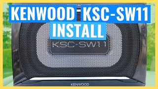 KENWOOD KSCSW11 INSTALL Underseat Compact Subwoofer 23 Install Series [upl. by Marquita]