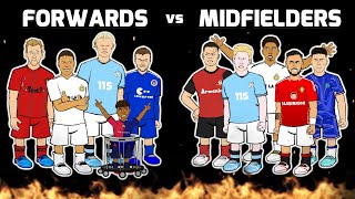 🔥FORWARDS vs MIDFIELDERS🔥 Football Challenges Frontmen 82 [upl. by Radmilla]