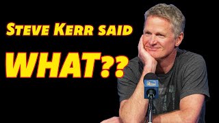 This Steve Kerr Behavior Is The ULTIMATE Indicator [upl. by Nmutua982]