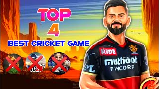 Top 4 Best Cricket Game In Android  IPL Auction  All International Jersey [upl. by Hannad]