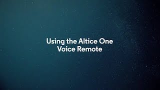 Altice One How To Use Your Altice One Remote [upl. by Eiramanel]