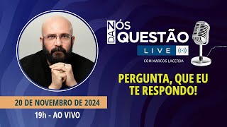 LIVE COMIGO  PERGUNTA QUE EU TE RESPONDO  20112024  Marcos Lacerda psicólogo [upl. by Eizus]