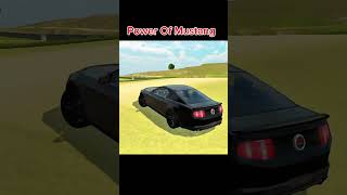 Power Of Mustang Flying shortsfeed automobile 3dgaming gaming [upl. by Irrak]