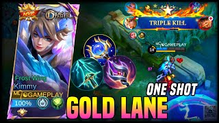 ONE SHOT BUILD KIMMY GOLD LANE😱 KIMMY BEST BUILD 2024quot MLBB [upl. by Roman950]