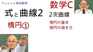 【数学C 式と曲線2 楕円①】楕円の基礎、楕円の描き方です。 [upl. by Mohl]