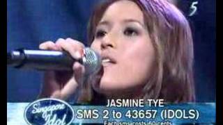 singapore idol  Jasmine Tye Dont Forget To Remember Me [upl. by Bubb678]