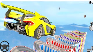 car games  Mega Ramp Stunt Car Game 3D [upl. by Villada]