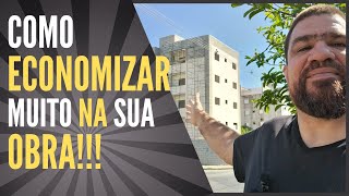 Como economizar muito na sua obra construção civil [upl. by Nylime646]