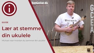 Guide Lær at stemme din ukulele [upl. by Nomled]