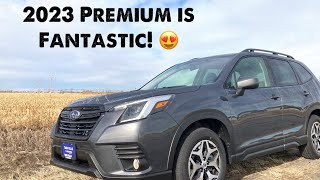 2023 Subaru Forester Premium Full Review and 060 [upl. by Salazar]