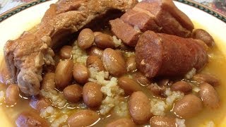 Alubias pintas con arroz [upl. by Enimassej122]