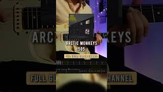 Arctic Monkeys505 Guitar tabstutoriallesson indierock [upl. by Nahta]