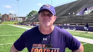 Coach McCorkle recaps Tuesday’s fullpad practice [upl. by Penland567]