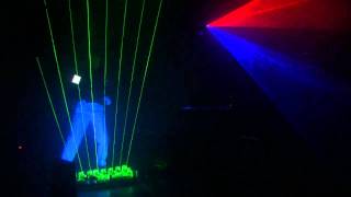 Oxygene 8 live with Laser Harp by airman  Jean Michel Jarre  Jungfernflug 2010 [upl. by Dalis]