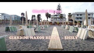 🇮🇹 Giardini Naxos beach A virtual walk🇮🇹 ❤️‍🔥travelvlog Cataniapalermo italy sicilia [upl. by Claretta175]