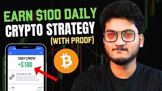 EARN 100 DAILY CRYPTO TRADING STRATEGY  HOW TO GET STARTED IN CRYPTO  Bitcoin Altcoin Trading [upl. by Forbes324]