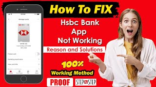 How to Fix HSBC App Not Working  HSBC app not opening  HSBC app issue [upl. by Gert]