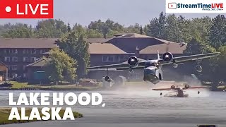 Lake Hood Seaplane Base  Anchorage AK USA  StreamTime LIVE [upl. by Baniez298]