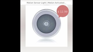 Motion Sensor Light  Motion Activated LED Light [upl. by Aisena578]