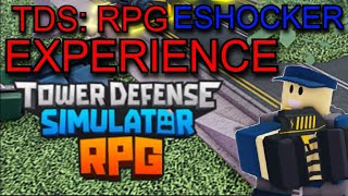 TDS RPG ELECTRO SHOCKER EXPERIENCE  Roblox [upl. by Horgan285]