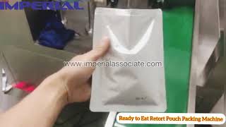 Retort Pouch Ready to eat Food Packaging Machine [upl. by Limoli]