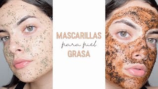 MASCARILLAS PARA PIEL GRASA Y CON ACNÉ  Nicolle Portilla [upl. by Farkas68]