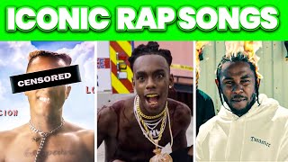 TOP 100 ICONIC RAP SONGS [upl. by Acenahs88]