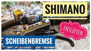 Shimano SLX Scheibenbremsen entlüften [upl. by Nauqes]