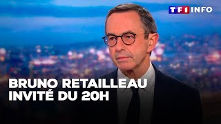 Bruno Retailleau invité du 20H  quotla République ne se soumet pas à des semeurs de hainequot｜TF1 INFO [upl. by Ydde]