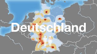 Deutschland  Bundesländer und Bevölkerung [upl. by Claiborne]