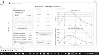 11  Wind Energy Estimation Using Weibull Wind CharacteristicsDemo [upl. by Iran]