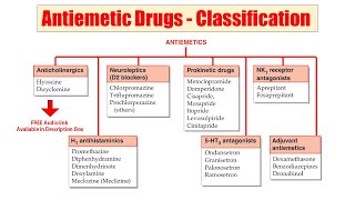 49 Antiemetic Drugs  AUDIO Classification of Antiemetic Drugs  Antiemetics  Emesis Inhibitors [upl. by Euqinamod]