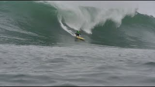 SURFING EL BUEY amp EL GRINGO during SANTOS DEL MAR Contest 2024  Arica Chile [upl. by Loutitia]